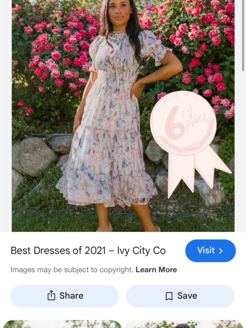 Ivy City Co Dehlia Dress size Medium